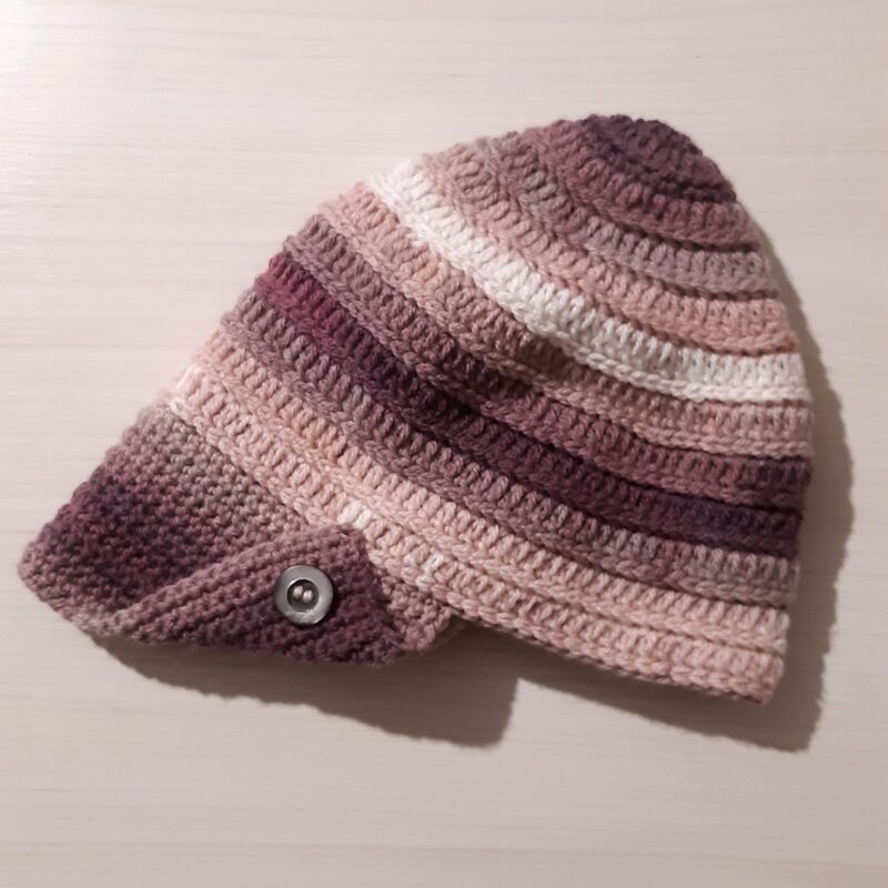 Cappello sfumato rosa di Crazycrochet