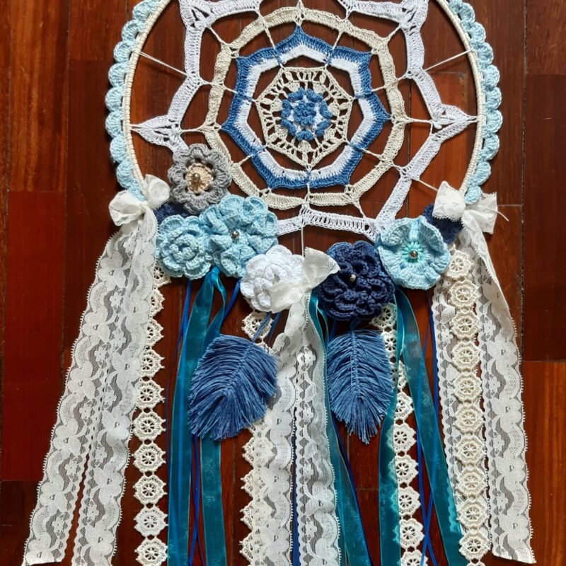 Acchiappasogni azzurro di Crazycrochet