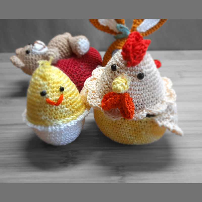 Amigurumi Gallina di Crazycrochet